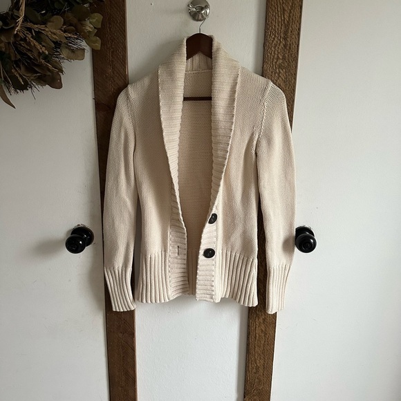 Vintage Y2K Women’s Shawl Collar Heavy Cardigan Sweater EUC - Picture 3 of 16